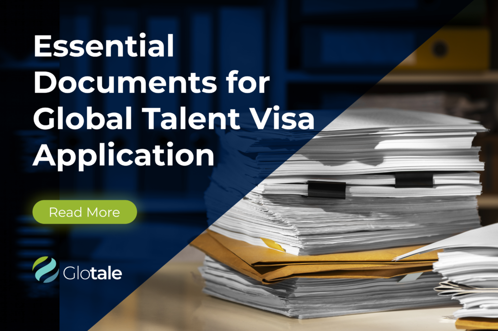 document checklist for the Global Talent Visa.